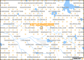 map of Katugahagama