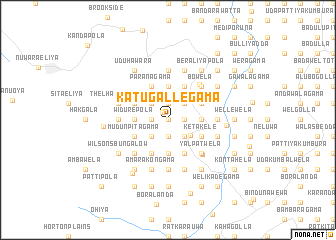 map of Katugallegama