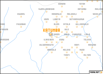 map of Katumba