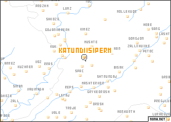 map of Katundi i Sipërm