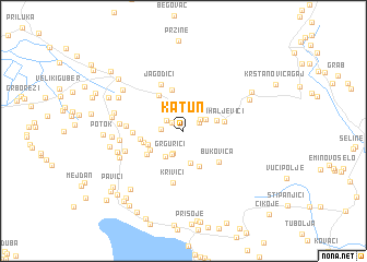 map of Katun