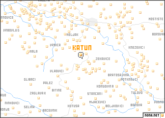 map of Katun