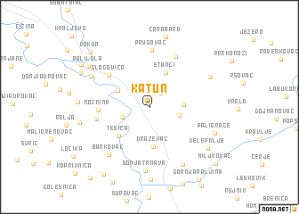 map of Katun