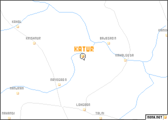 map of Katūr