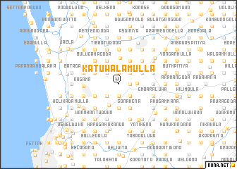 map of Katuwalamulla