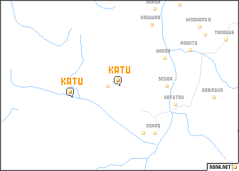 map of Katu