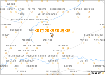 map of Kąty Rakszawskie