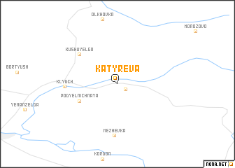 map of Katyreva