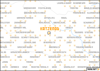 map of Katzenöd