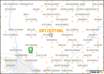 map of Katzenthal