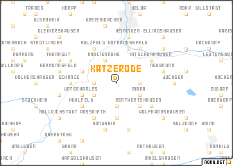 map of Kätzerode