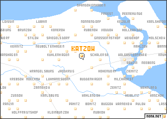 map of Katzow