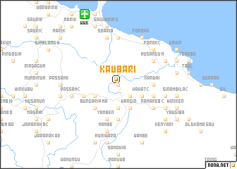 map of Kaubari