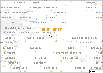map of Kaufungen
