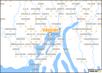 map of Kaugiak