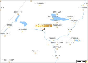 map of Kaukanen