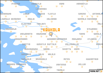 map of Kaukola
