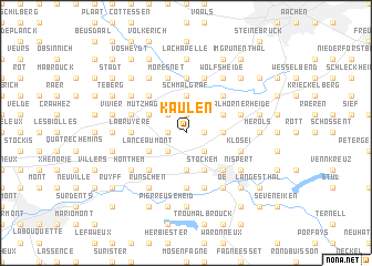 map of Kaulen