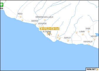 map of Kaumakani