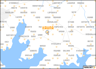 map of Kauna