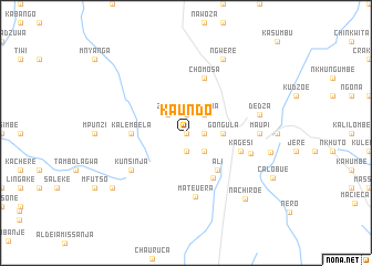 map of Kaundo