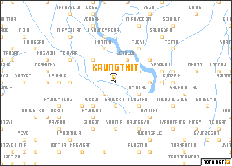 map of Kaungthit