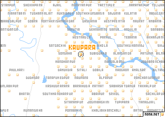 map of Kaupāra