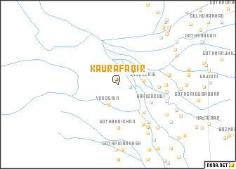 map of Kaura Faqīr