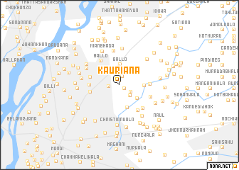map of Kauriāna