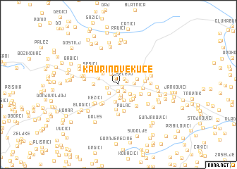 map of Kaurinove Kuće