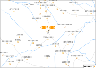 map of Kaushuri