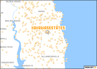 map of Kavadias Estates