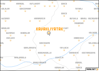 map of Kavaklıyatak