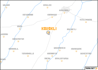 map of Kavaklı