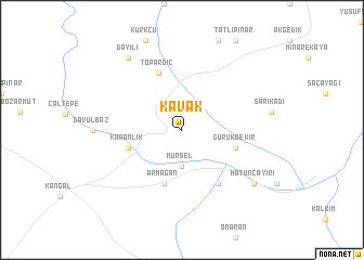 map of Kavak