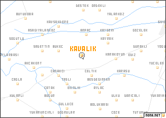 map of Kavalık