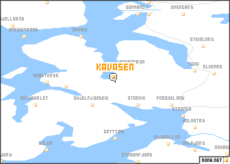 map of Kavåsen