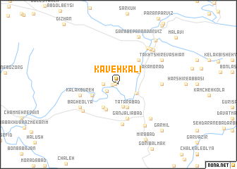 map of Kāveh Kālī