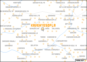 map of Kāveh-ye Soflá