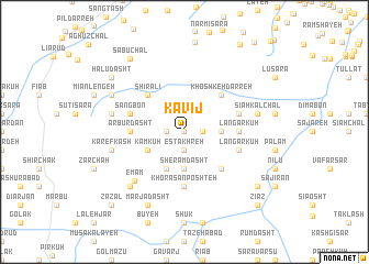 map of Kavīj