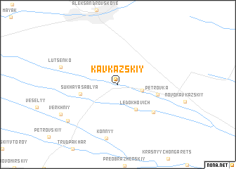 map of (( Kavkazskiy ))