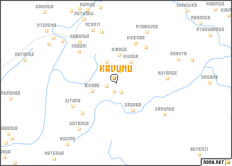 map of Kavumu