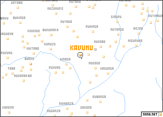 map of Kavumu