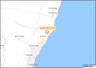 map of Kawajiri