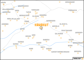 map of Kawakut