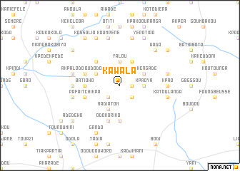 map of Kawala