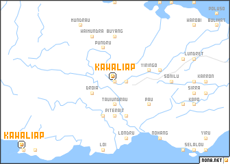 map of Kawaliap