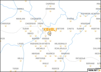 map of Kawali