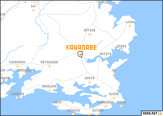 map of Kawanabe
