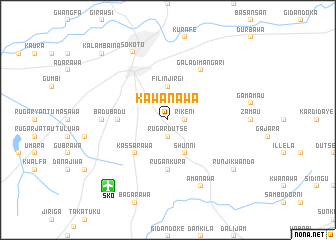 map of Kawanawa